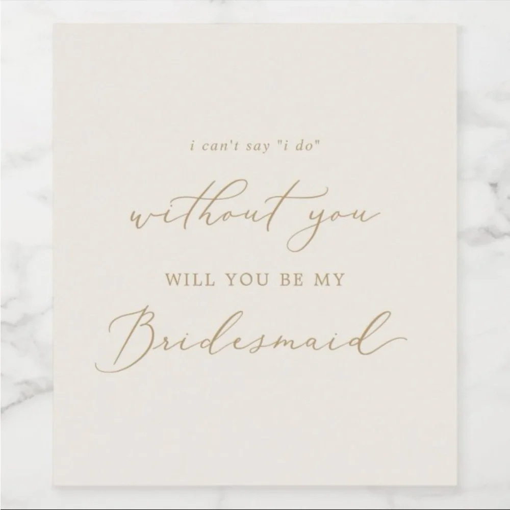 Bridesmaid Proposal Wine Bottle Labels (4)